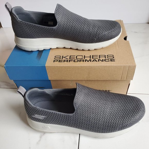 skechers mesh slip ons